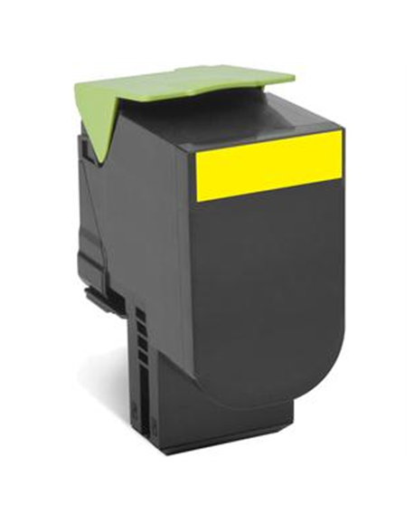 Lexmark 80C2HYE Cartridge, Yellow, 3000 pages