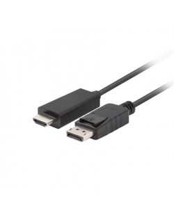 Lanberg DisplayPort to HDMI Cable CA-DPHD-11CC-0030-BK 3 m
