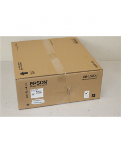 SALE OUT. Epson 3LCD WUXGA (1920 x 1200 pixels) Laser Projector EB-L520U, 5200 lumens, 16:10, White Epson Laser Projector EB-L52