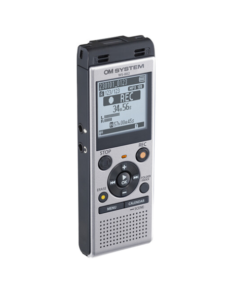 Olympus Digital Voice Recorder WS-882 Silver, MP3 playback