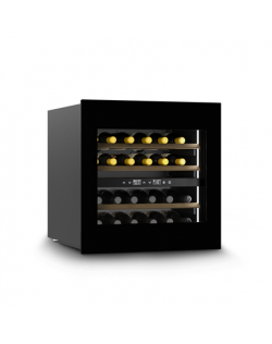 Caso Wine Cooler WineDeluxe WD 24 Energy efficiency class F, Built-in, Bottles capacity 24, Black