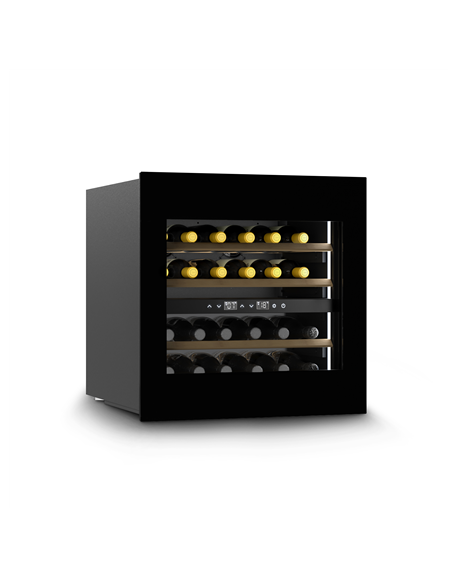 Caso Wine Cooler WineDeluxe WD 24 Energy efficiency class F, Built-in, Bottles capacity 24, Black