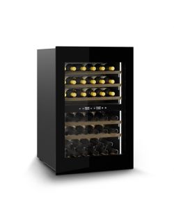 Caso Wine Cooler WineDeluxe WD 41 Energy efficiency class F, Built-in, Bottles capacity 41, Black