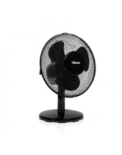 Tristar Desk fan VE-5722 Diameter 23 cm, Black, Number of speeds 2, 30 W, Oscillation