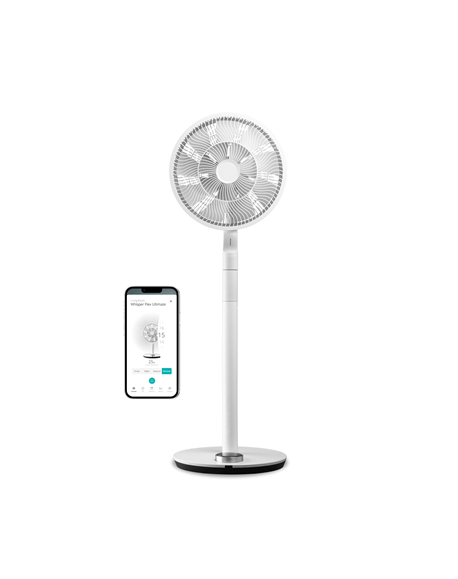 Duux Fan Whisper Flex Ultimate Smart Diameter 34 cm, White, Number of speeds 30, 3-26 W, Oscillation