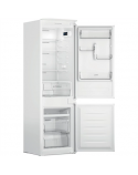 INDESIT Refrigerator INC18 T111 Energy efficiency class F, Built-in, Combi, Height 177 cm, No Frost system, Fridge net capacity 182 L, Freezer net capacity 68 L, 34 dB, White