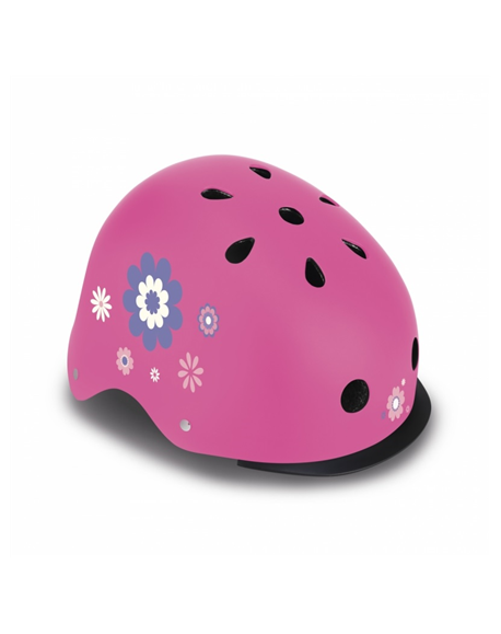Globber Helmet Elite Lights Flowers 507-310 Pink