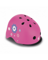 Globber Helmet Elite Lights Flowers 507-310 Pink