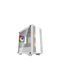 Deepcool ARGB Micro-ATX CASE CC360 White, Mini-ITX / Micro-ATX, 4, Power supply included No, 1x USB3.0, 1x USB2.0, 1x Audio, ABS