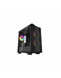Deepcool Micro-ATX CASE CC360 Black, Mini-ITX / Micro-ATX, 4, Power supply included No, 1x USB3.0, 1x USB2.0, 1x Audio, ABS+SPCC+Tempered Glass, 1×120mm