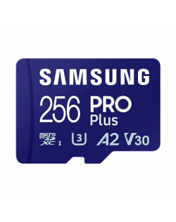 Samsung microSD Card Pro Plus 256 GB, MicroSDXC, Flash memory class 10