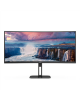 AOC Curved Monitor CU34V5C/BK 34 ", VA, WQHD, 3440 x 1440, 21:9, 4 ms, 300 cd/m², HDMI ports quantity 1, 100 Hz