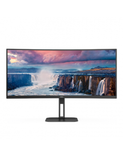 AOC Curved Monitor CU34V5C/BK 34 ", VA, WQHD, 3440 x 1440, 21:9, 4 ms, 300 cd/m², HDMI ports quantity 1, 100 Hz