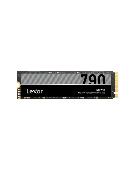 Lexar SSD NM790 2000 GB, SSD form factor M.2 2280, SSD interface M.2 NVMe, Write speed 6500 MB/s, Read speed 7400 MB/s