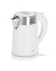 Adler Kettle AD 1372 Electric, 800 W, 0.6 L, Plastic/Stainless steel, 360° rotational base, White