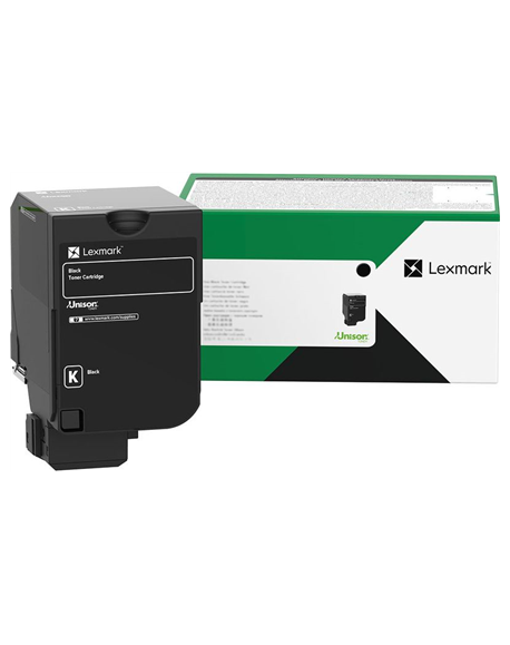 Lexmark Return Programme 28K CX735 Toner cartridge, Black