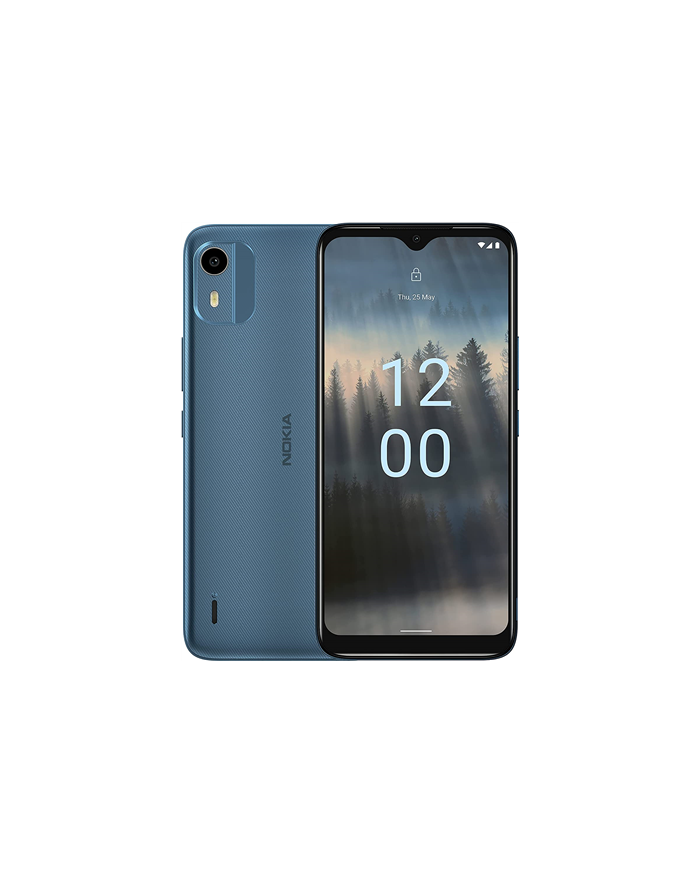 Nokia C12 Dark Cyan, 6.3 ", IPS LCD, 720 x 1600 pixels, Dual SIM, Unisoc SC9863A1 (28nm), Nano Sim, 3G, Bluetooth, 5.2, USB version Micro, Internal RAM 2 GB, Built-in camera, Main camera 8 MP, 64 GB, microSDXC, 3000 mAh, Secondary camera 5 MP, Android, 12