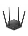 Mercusys AX1500 WiFi 6 Router MR60X 802.11ax, 1201+300 Mbit/s, 10/100/1000 Mbit/s, Ethernet LAN (RJ-45) ports 2, Mesh Support No, MU-MiMO Yes, No mobile broadband, Antenna type External