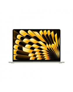 Apple MacBook Air Starlight, 15 ", IPS, 2880 x 1864, Apple M2, 8 GB, SSD 256 GB, Apple M2 chip 10-core GPU, Without ODD, MacOS, 