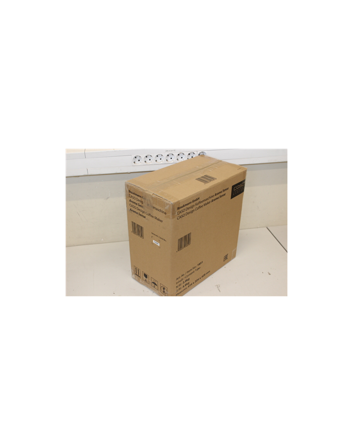 SALE OUT. Caso 01851 Aroma Sense, Design coffee maker, Capacity 10 cups, Black