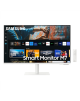 Samsung Smart Monitor LS32CM703UUXDU 32 ", VA, 4K, 3840 x 2160, 16:9, 4 ms, 300 cd/m², White, HDMI ports quantity 2, 60 Hz
