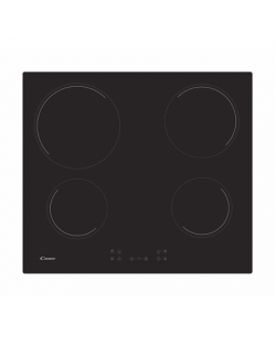 Candy Hob CH64CCB Vitroceramic, Number of burners/cooking zones 4, Touch, Black