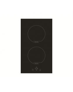 Simfer Hob H3.020.DEISP Induction, Number of burners/cooking zones 2, Touch control, Timer, Black