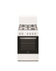 Simfer Cooker 4403SERBB Hob type Gas, Oven type Electric, White, Width 50 cm, Electronic ignition, 48 L, Depth 55 cm, A