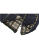 Outwell Camper Lux "L", Sleeping Bag, 235 x 90 cm, 2 way open - auto lock, L-shape, Deep Blue