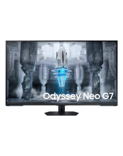 Samsung Odyssey Neo G7 G70NC LS43CG700NUXEN 43 ", VA, UHD, 3840 x 2160, 16:9, 1 ms, 400 cd/m², Black/White, HDMI ports quantity 
