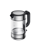 Xiaomi Electric Glass Kettle EU Electric, 2200 W, 1.7 L, Glass, 360° rotational base, Black/Stainless Steel