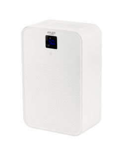 Adler Thermo-electric Dehumidifier AD 7860 Power 150 W, Suitable for rooms up to 30 m³, Water tank capacity 1 L, White