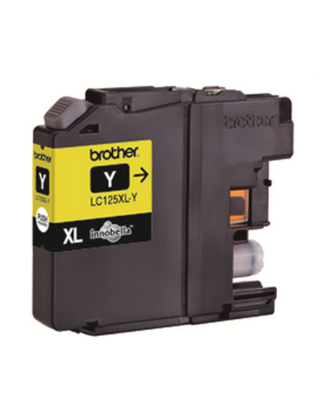 Brother LC125XLY Ink Cartridge, Yellow