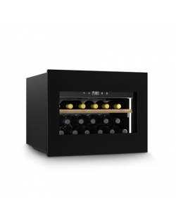 Caso Wine Cooler WineDeluxe WD 17 Energy efficiency class G, Built-in, Bottles capacity 17, Black