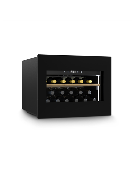 Caso Wine Cooler WineDeluxe WD 17 Energy efficiency class G, Built-in, Bottles capacity 17, Black