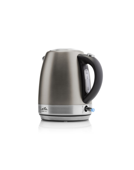 ETA Kettle Ela mini ETA859990040 Electric, 2100 W, 1.2 L, Stainless steel, Grey, 360° rotational base