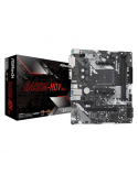 ASRock B450M-HDV R4.0 Processor family AMD, Processor socket AM4, DDR4 DIMM, Memory slots 2, Supported hard disk drive interfaces SATA, M.2, Number of SATA connectors 4, Chipset AMD Promontory B450, Micro ATX