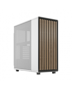 Fractal Design North Chalk White, Power supply included No