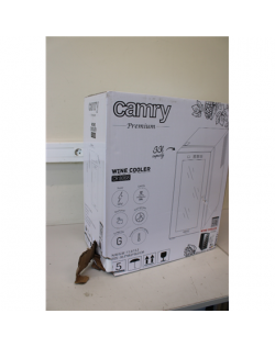 SALE OUT. Camry CR 8068 Wine Cooler, 33L, G, shelves for 12 bottles, control panel with touch buttons, emperature adjustment 12-