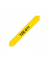 Brother TZe-611 Laminated Tape Black on Yellow, TZe, 8 m, 6 mm