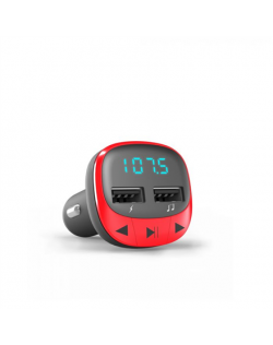 Energy Sistem Car FM Transmitter , Red