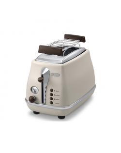 Delonghi Toaster CTOV 2103.BG Beigi, Stainless steel, 900 W, Number of slots 2, Bun warmer included