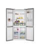 Candy Refrigerator CSC818FX Energy efficiency class F, Free standing, Side by side, Height 183 cm, No Frost system, Fridge net c