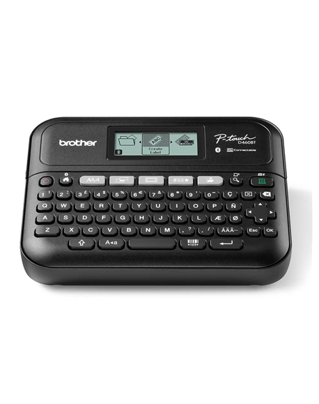 Brother P-touch Desktop Label Printer PT-D460BTVP Mono, Thermal, Black