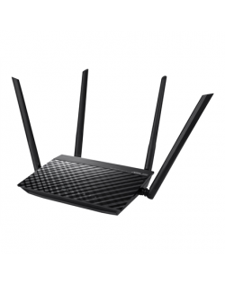 Asus RT-AC1200 v.2 Router 802.11ac, 300+867 Mbit/s, 10/100 Mbit/s, Ethernet LAN (RJ-45) ports 4, Antenna type 4xExternal