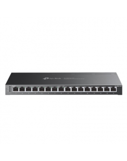TP-LINK etStream 16-Port Gigabit Smart Switch with 8-Port PoE+ TL-SG2016P Web managed, Desktop, Power supply type External, Ethe