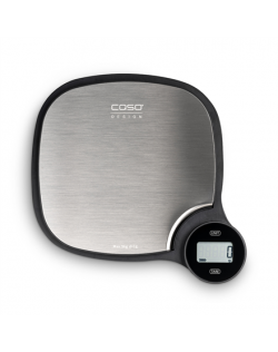 Caso Kitchen EcoMaster Scales Maximum weight (capacity) 5 kg, Graduation 1 g, Stainless Steel