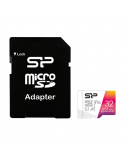 Silicon Power microSDHC UHS-I Memory Card Elite 32 GB, microSDHC/SDXC, Flash memory class 10