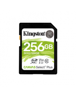 Kingston Canvas Select Plus - flash memory card - 256 GB - SDXC UHS-I