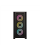 Corsair Tempered Glass PC Case iCUE 4000D RGB AIRFLOW Side window, Black, Mid-Tower, Power supply included No